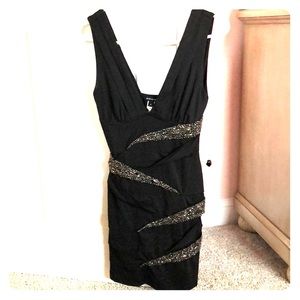 LBD tank top mini dress with embellishments